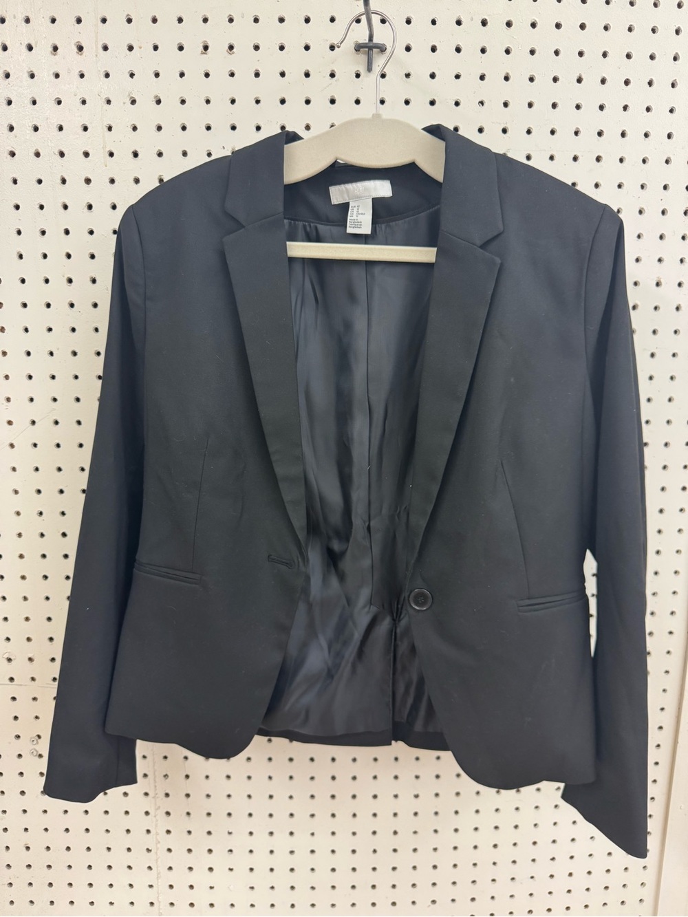 H&M Women's Black Single-Button Blazer